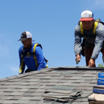 Nailing Habitat roof
