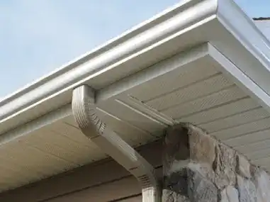 gutter downspout install