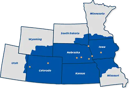 white castle roofing service map