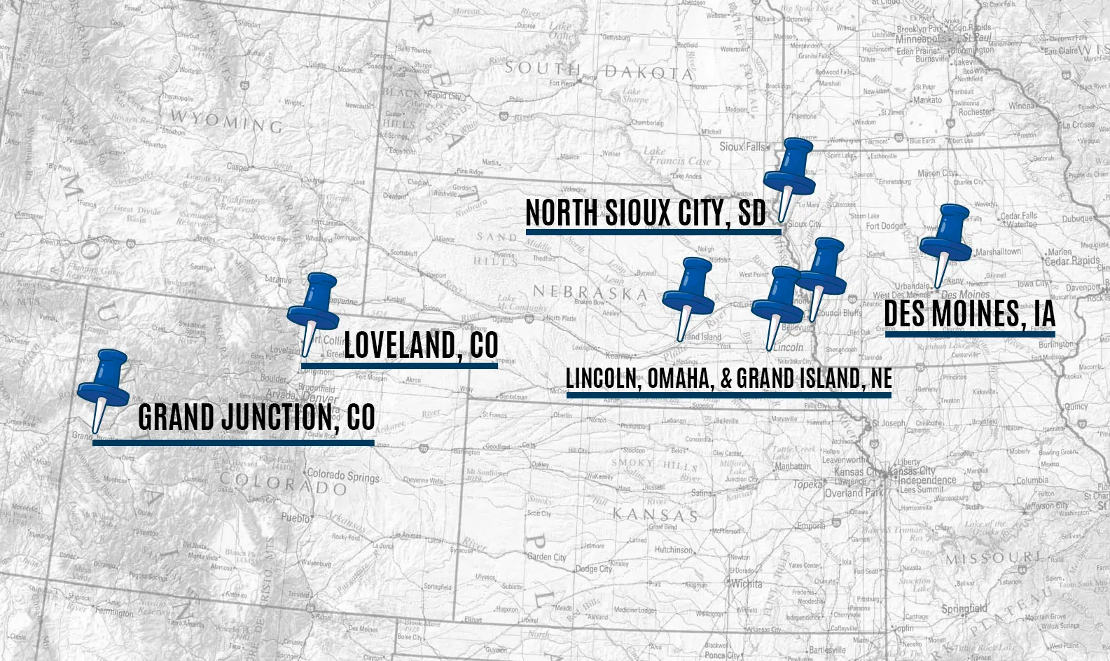 white castle roofing locations map